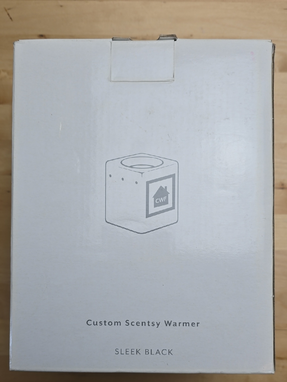 Scentsy Gallery Warmer Sleek Black DIY Customizable Wax Deodorizer